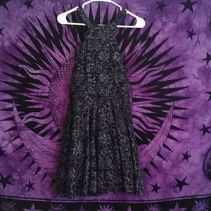 Navy blue glitter dress